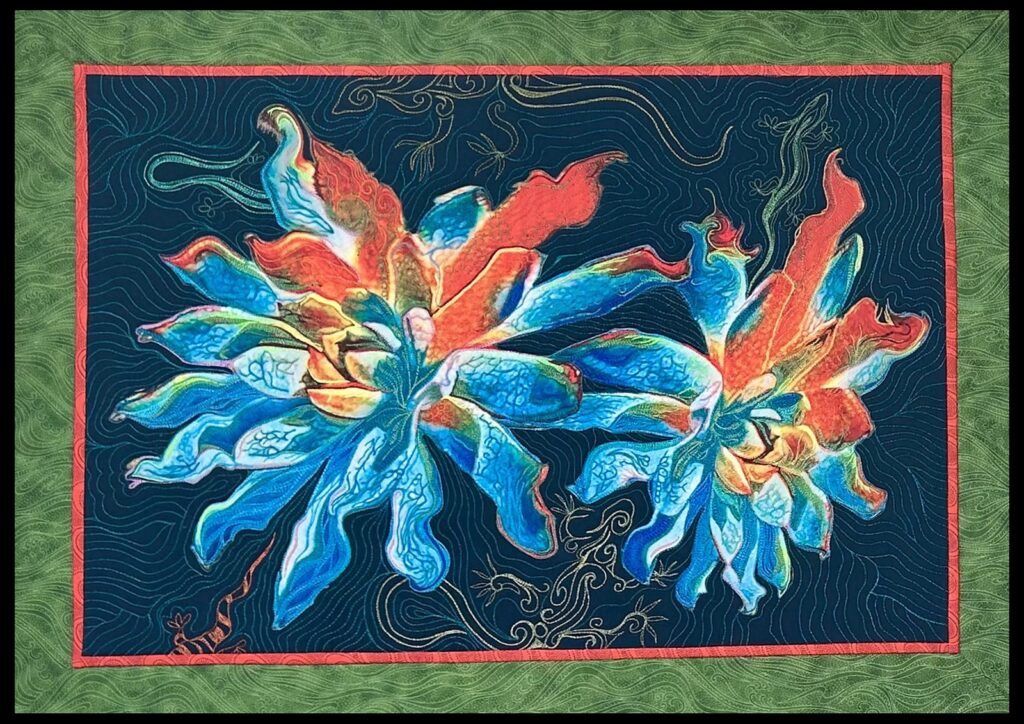 Red Lizard by Patricia Knott